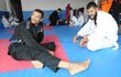 Ben Cristovao a Josef Dostál na konci tréninku brazilského jiu jitsu