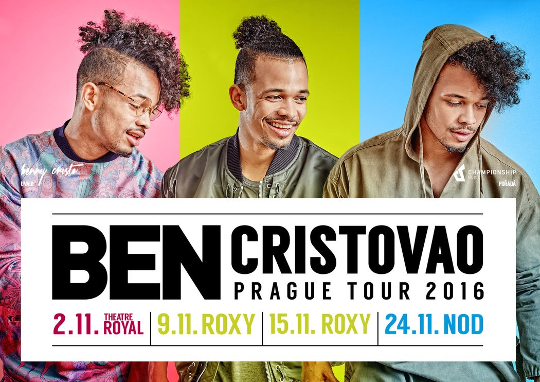 Program pražského turné Bena Cristovao