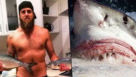 Čelisti v Austrálii: Žralok ukousl surfařovi nohu.