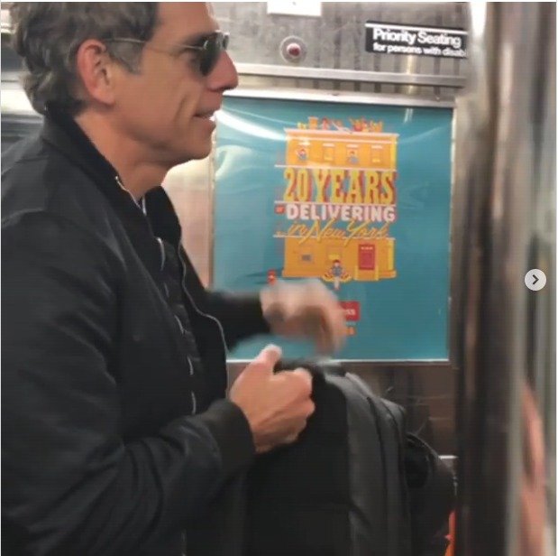 Komik a režisér Ben Stiller (53, Fotr je lotr) nechtěně způsobil povyk v newyorském metru. 
