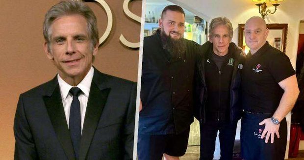 Ben Stiller navštívil Česko a Slovensko