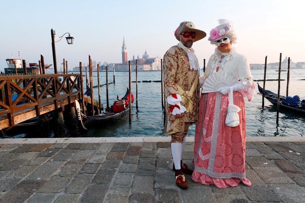 V Benátkách se jako každý rok uskutečnil karneval