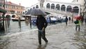 Povodně v italských Benátkách