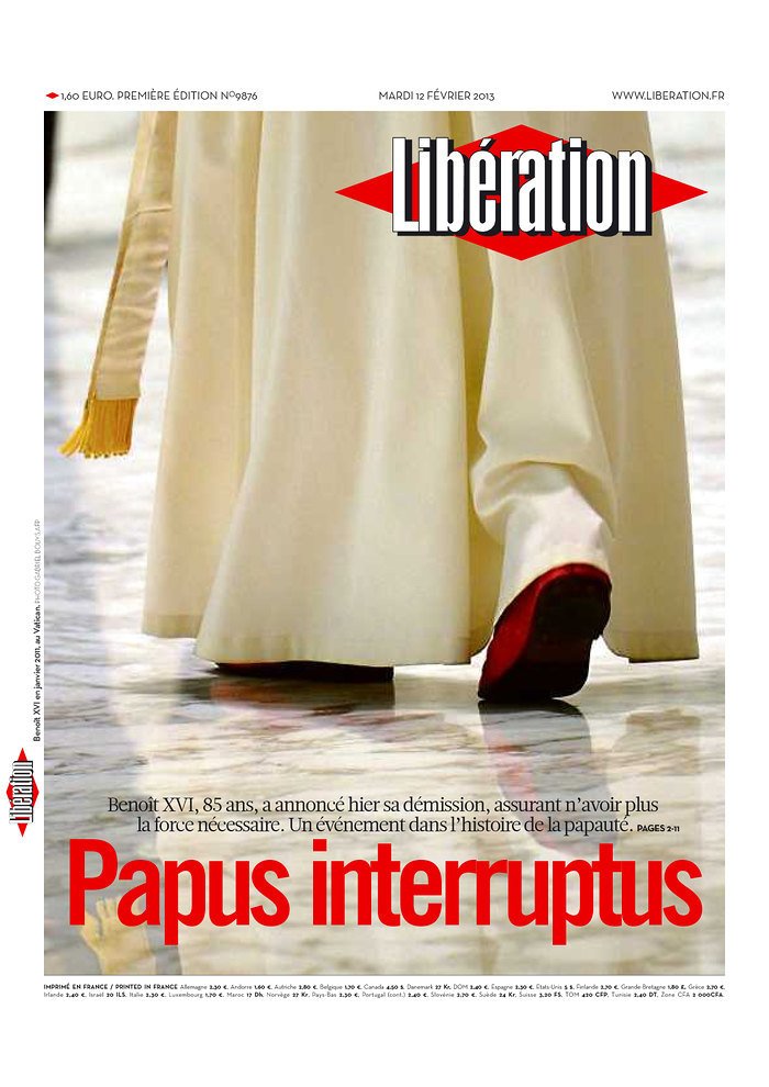 Takto na překvapivé rozhodnutí papeže Benedikta rezignovat reagovaly různé světové deníky.