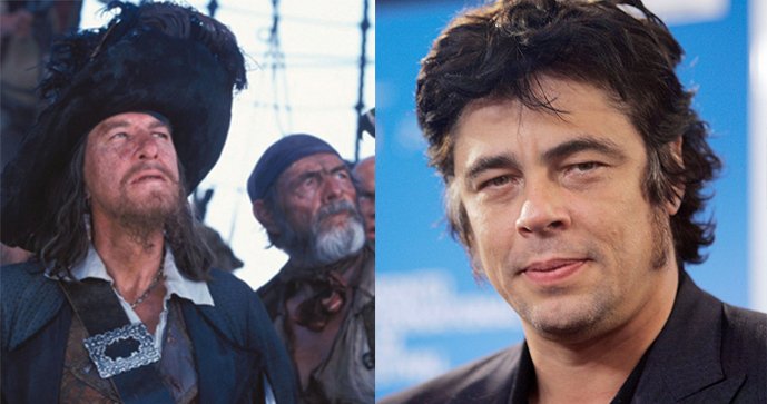 Geoffery Rush a Benicio del Toro