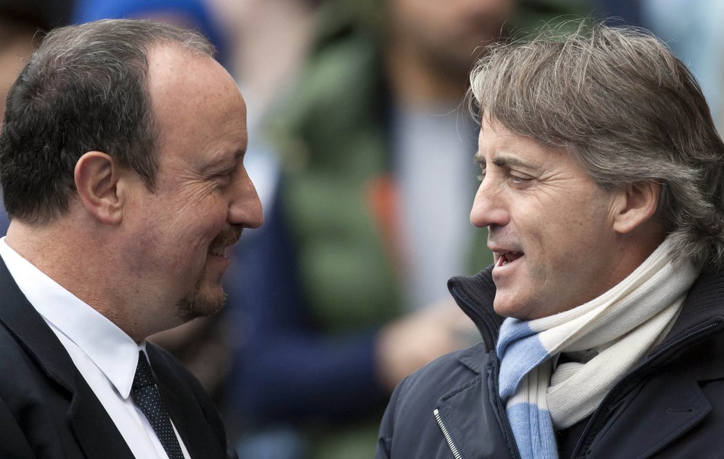 Rafael Benítez a Roberto Mancini