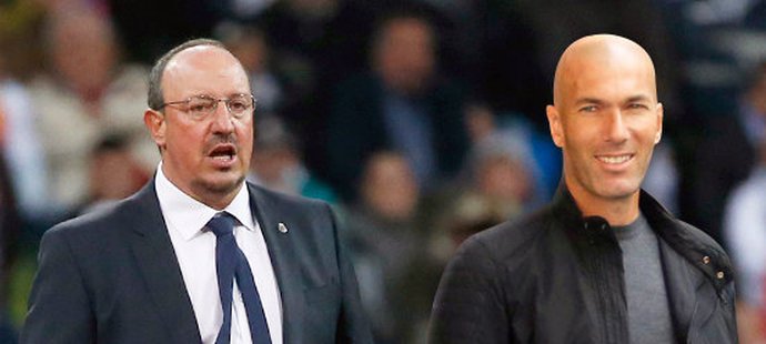 Trenér Rafael Benítez by mohl skončit na lavičce Realu Madrid, nahradit ho může Zinedine Zidane