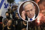 Izraelský premiér Benjamin Netanjahu musel do nemocnice, v Jeruzalémě se proti jeho vládě demonstrovalo