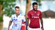 Benjamin Tetteh v přípravném duelu Sparty s Goricou