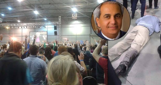 Světoznámý léčitel Benny Hinn (ne)přijel do Prahy: Lidé padali k zemi a křičeli »halelujá«!