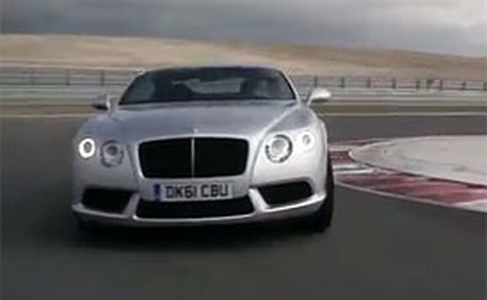 Video: Bentley Continental GT V8 na okruhu Navarra