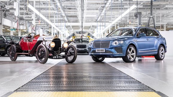 Bentley se chlubí výrobou 200.000 aut. Trvalo to 102 let