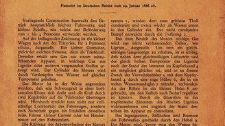 Benz Patent-Motorwagen (1885-1886) Benz Patent-Motorwagen (1885-1886)