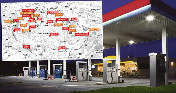Hříšné čerpací stanice: Podívejte se, kde prodávali nekvalitní benzin a naftu