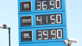 Ceny u čerpacích stanic v Praze (13.3.2026)