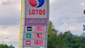 V Polsku je benzin levnější o 10 Kč (22. 9. 2023).