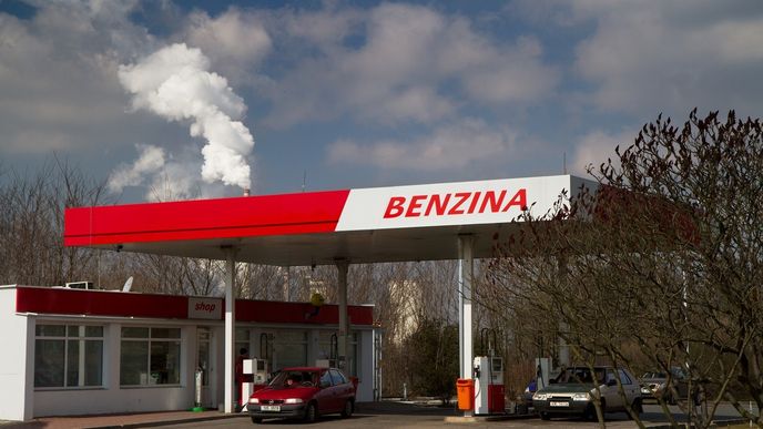 Čerpací stanice Benzina