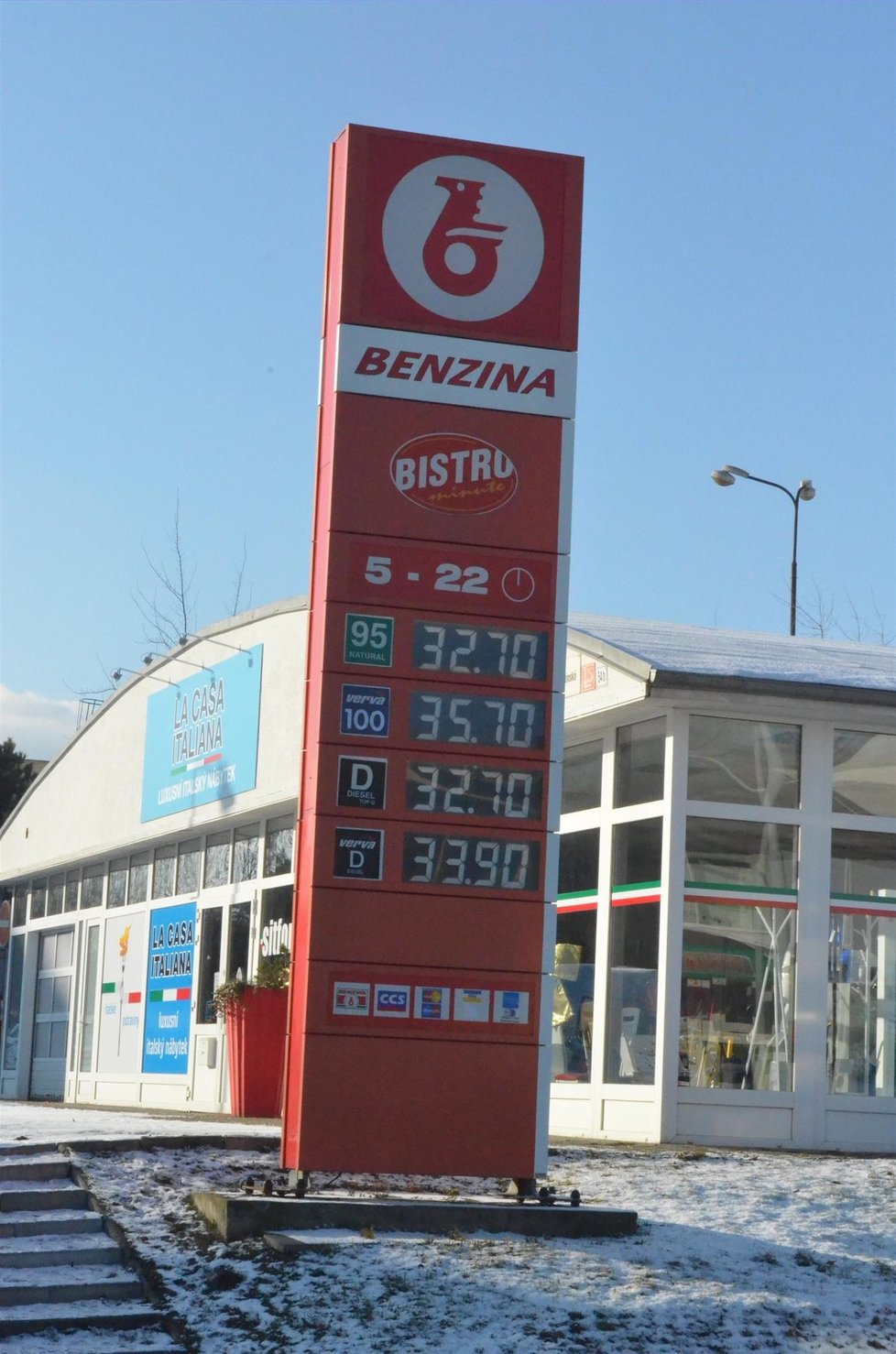 Benzina (Olomouc – Hněvotínská) ze dne 29.12.