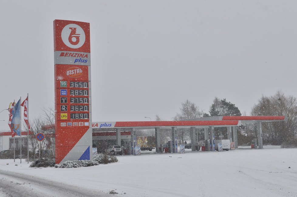 Benzina (Praha – dálnice D1) ze dne 29. 12. 2014