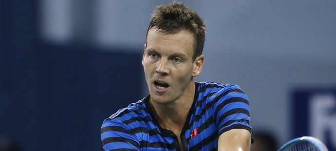 Český tenista Tomáš Berdych nezvládl čtvrtfinálovou bitvu s Andym Murraym