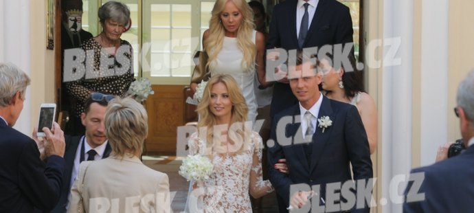Luxusní svatba tenisty Berdycha a jeho krásné Ester! 