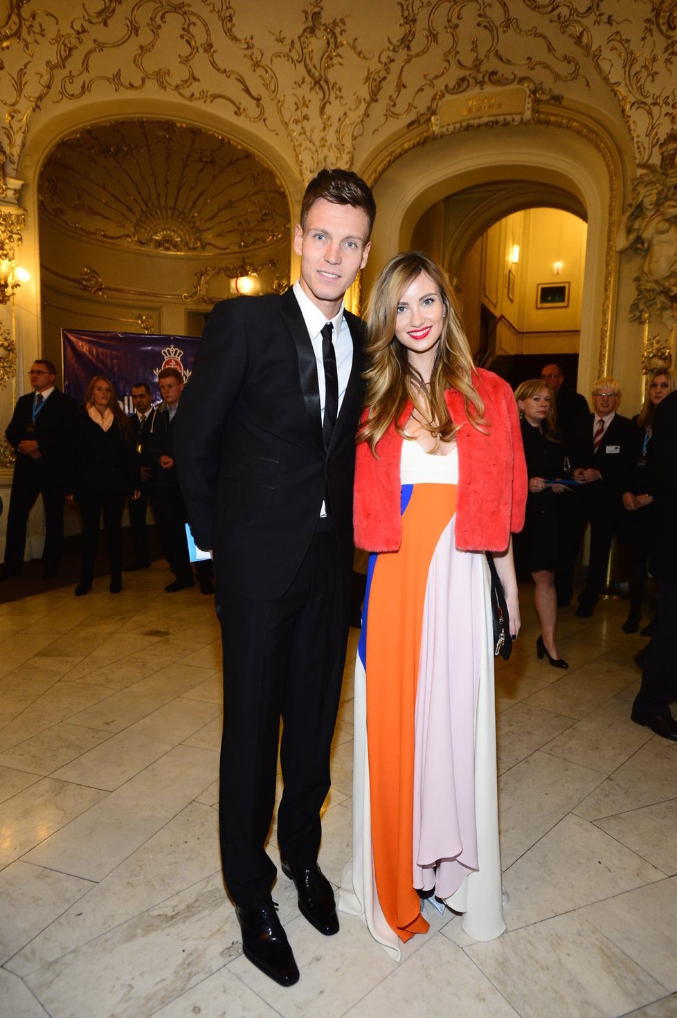 Tomáš Berdych a Ester Sátorová