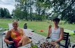 Pavla Tomicová a Jan Cina u Bereniky Pavla Tomicová a Jan Cina u Bereniky