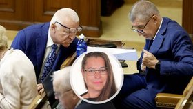 Poslankyně ANO Berenika Peštová hájila ve Sněmovně Andreje Babiše