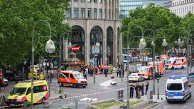V Berlíně vjelo auto do davu lidí. (8.6.2022)