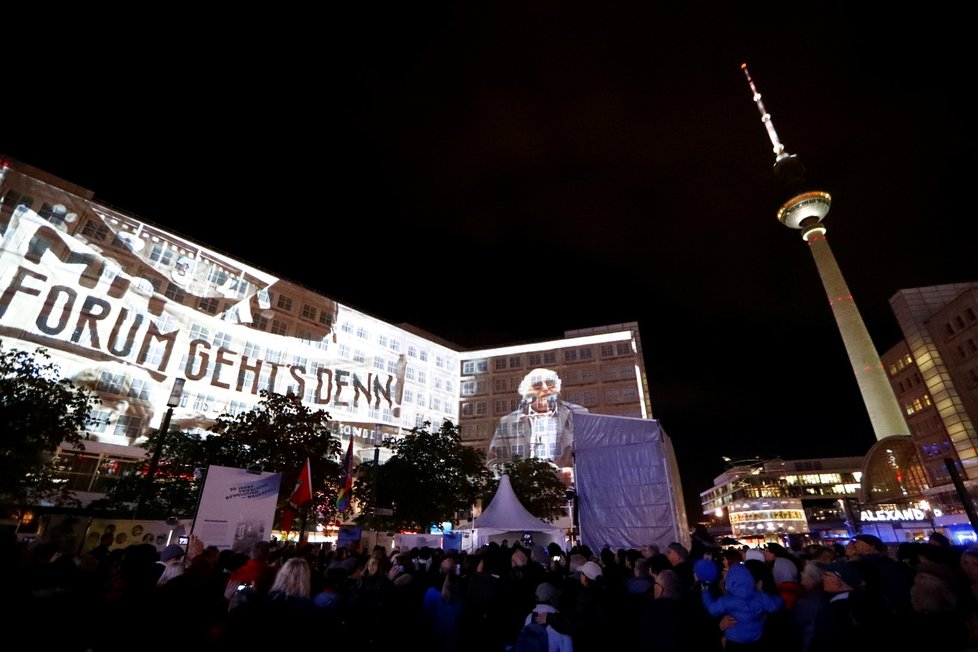Projekce v rámci oslav 30. výročí pádu berlínské zdi
