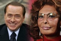 Sophia Loren přijela k "bunga-bunga" Berlusconimu do vily