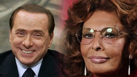 Sophia Loren přijela k "bunga-bunga" Berlusconimu do vily