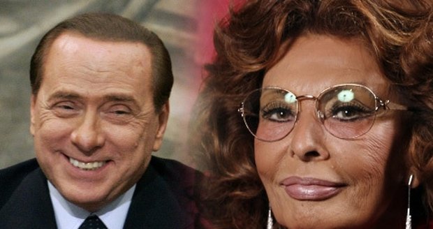 Berlusconi strávil pár dní se Sophií Loren