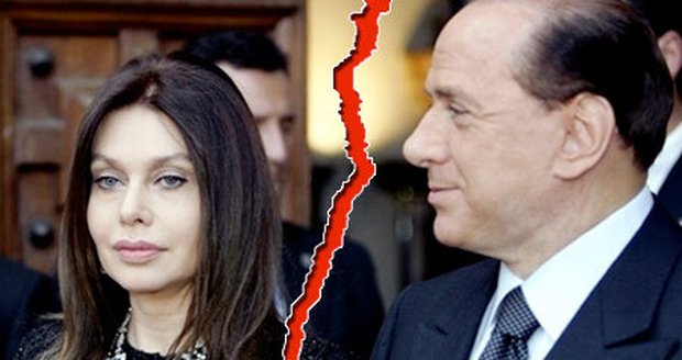 Berlusconi: Rozvodová bitva o 180 miliard?!