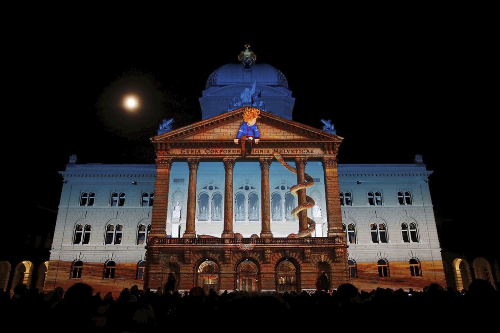 Bundeshaus ve švýcarském Bernu