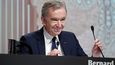 Nejbohatší Evropan Bernard Arnault má čisté jmění v odhadované hodnotě 186,3 miliard dolarů.