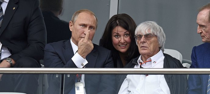 Bernie Ecclestone s diktátorem Vladimirem Putinem