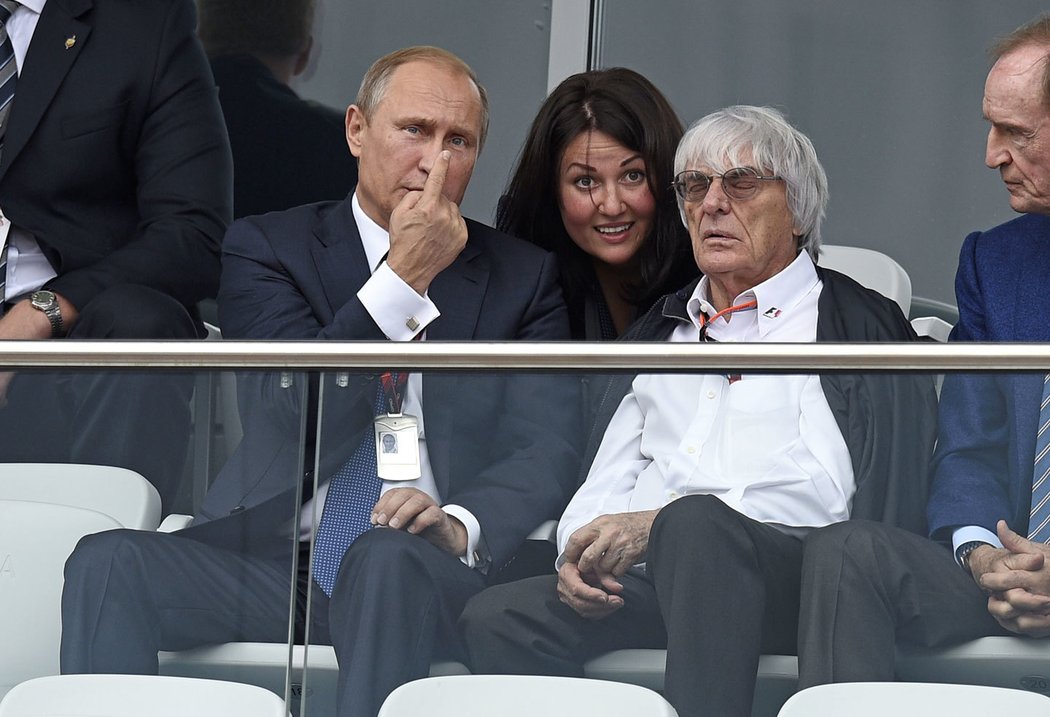 Bernie Ecclestone je kamarádem Vladimira Putina