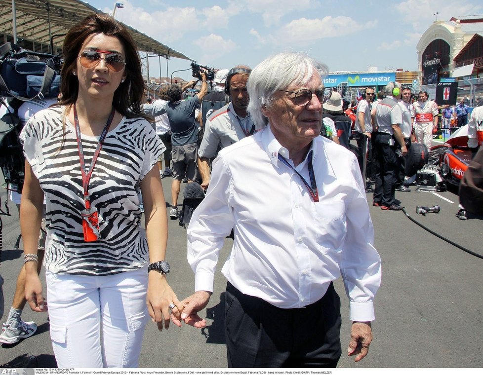 Bernie Ecclestone s manželkou