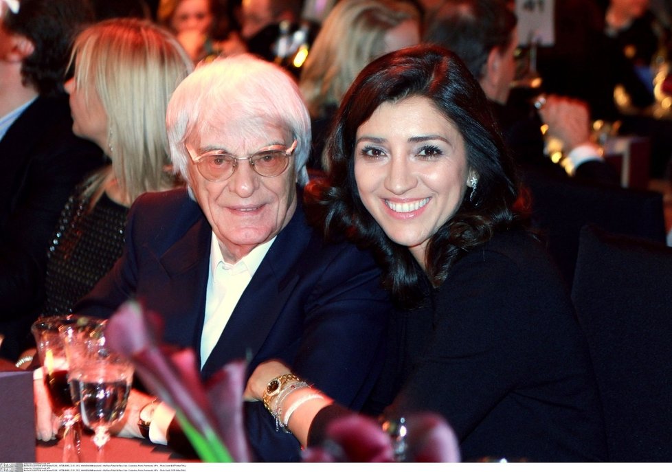 Bernie Ecclestone s manželkou