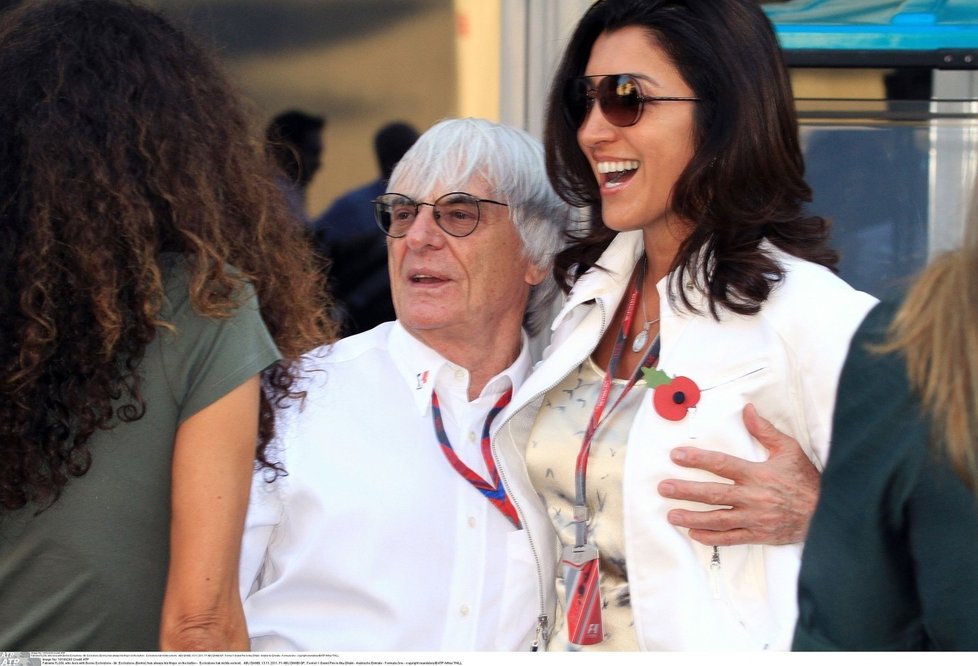 Bernie Ecclestone s manželkou