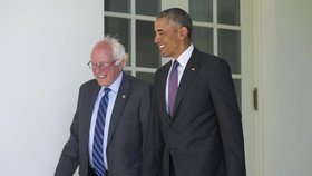 Sanders jednal s Obamou, chce udělat vše pro zvrácení Trumpovy cesty do Bílého domu.