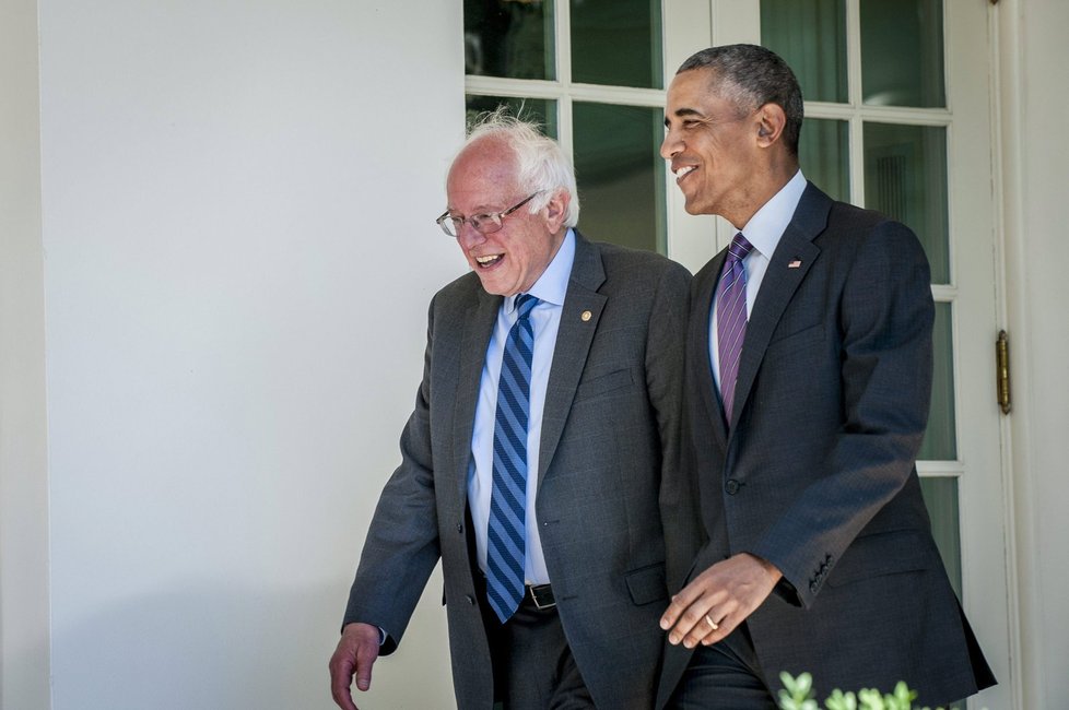 Sanders jednal s Obamou, chce udělat vše pro zvrácení Trumpovy cesty do Bílého domu.