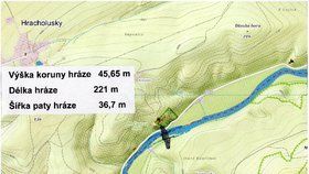 Jedna z možností, kde by měla vzniknout na Berounce 40metrová hráz. Stavba přehrady rozdělila region. Zasažené obce se bouří, směrem po proudu ji vítají.