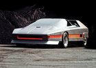 Bertone Navajo (1976) měl malý osmiválec, světla na bocích a digitální přístroje