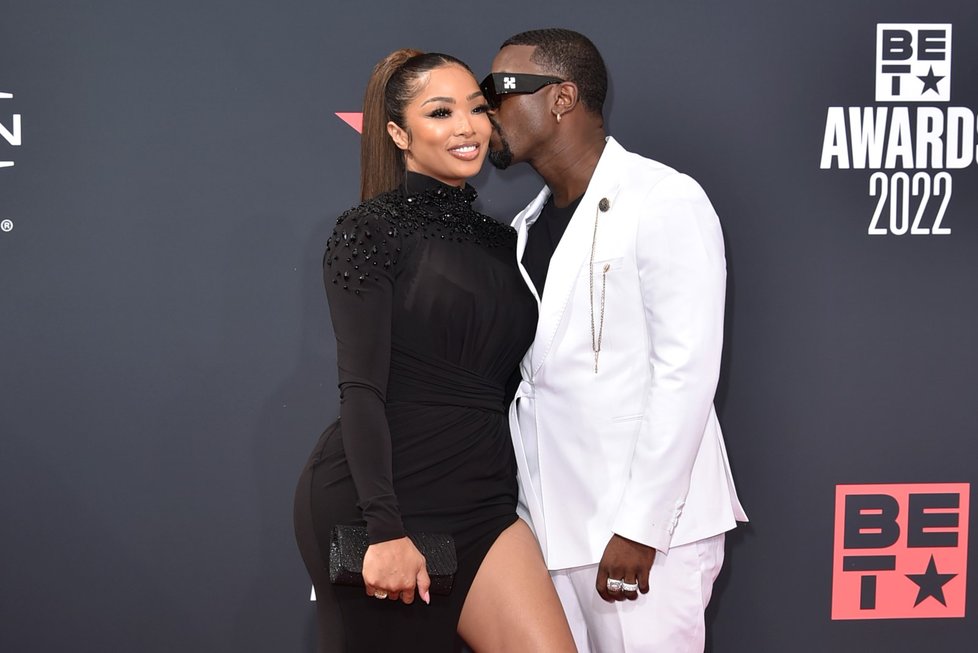 BET Awards 2022: Princess Love (vlevo) a Ray J