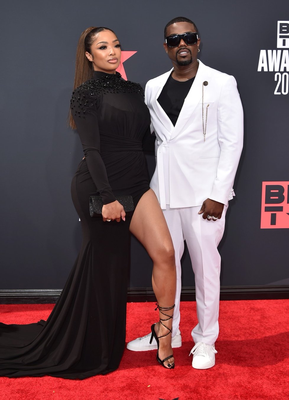 BET Awards 2022: Princess Love (vlevo) a Ray J