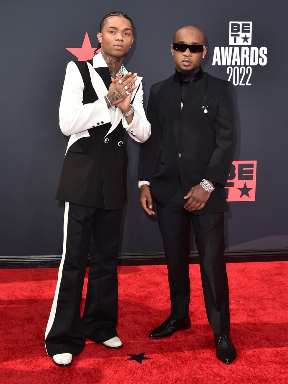 BET Awards 2022: Swae Lee (vlevo) a Slim Jxmmi z Rae Sremmurd