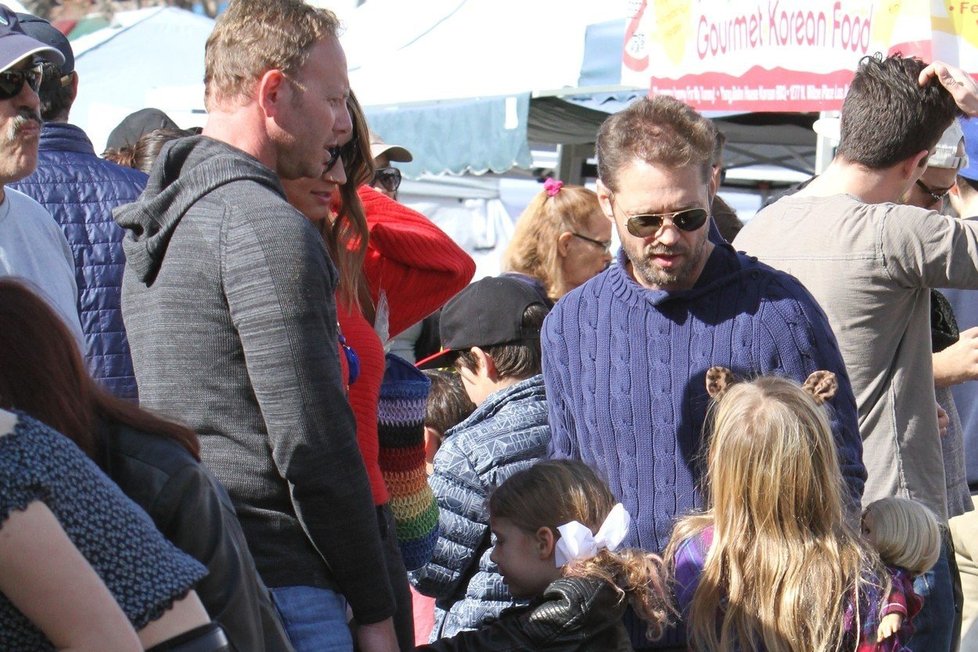 Ian Ziering a Jason Priestley alias Steve a Brandon z Beverly Hills 90210 se sešli na trhu