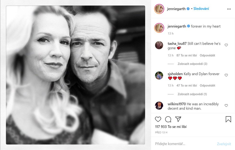 Jennie Garth zavzpomínala na Perryho